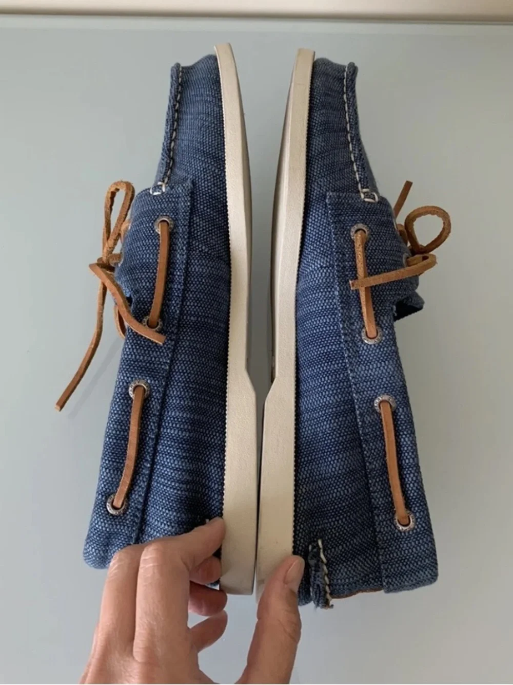Men’s Baja Canvas Boat Shoes Size 11.5